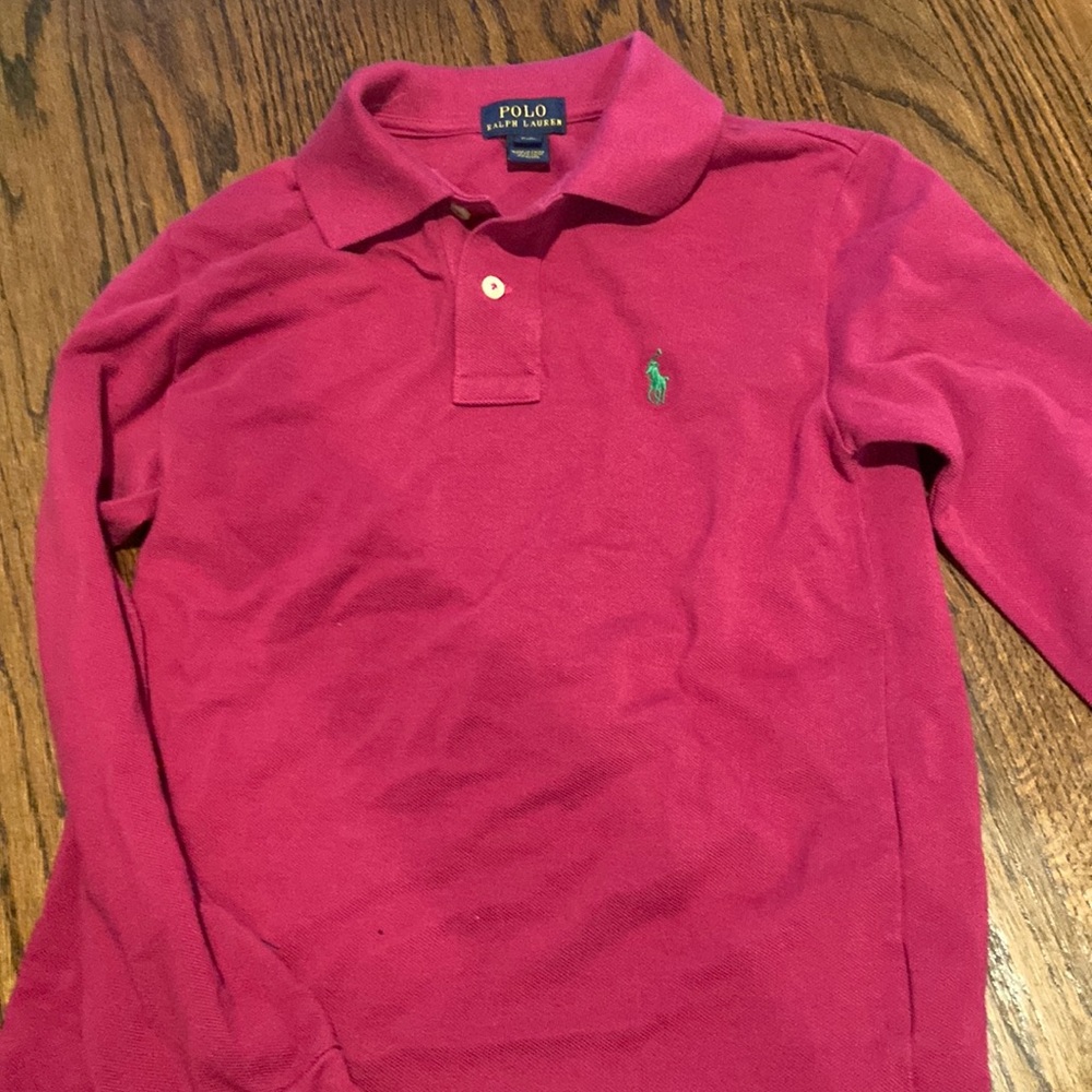 Long sleeve boys Polo shirt